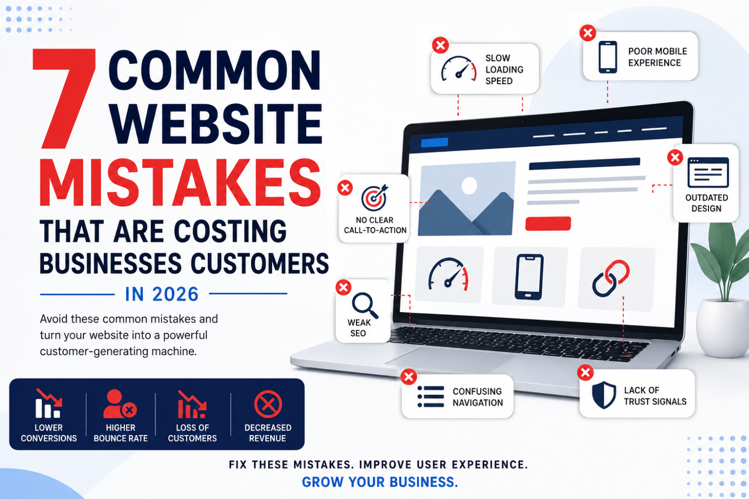 7 Common Website Mistakes That Are Costing Businesses Customers in 2026