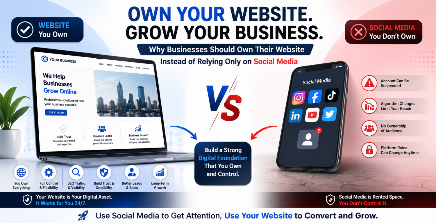 Business Website Ownership vs Social Media Dependency Guide