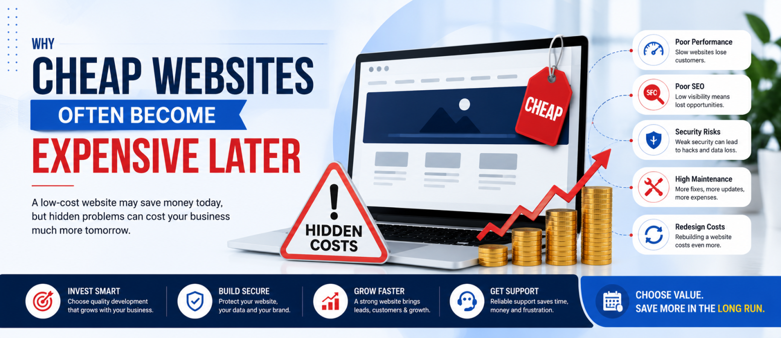 Why Cheap Websites Often Become Expensive Later