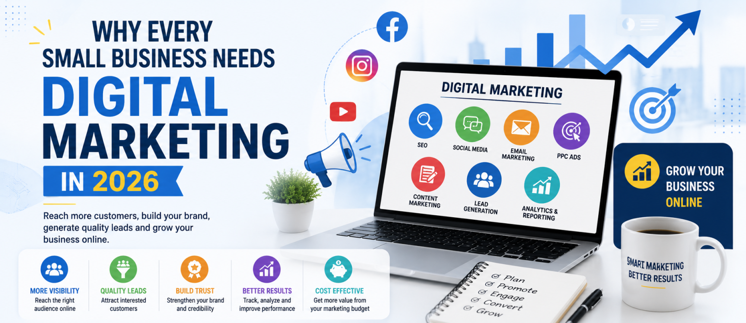 Why Every Small Business Needs Digital Marketing in 2026