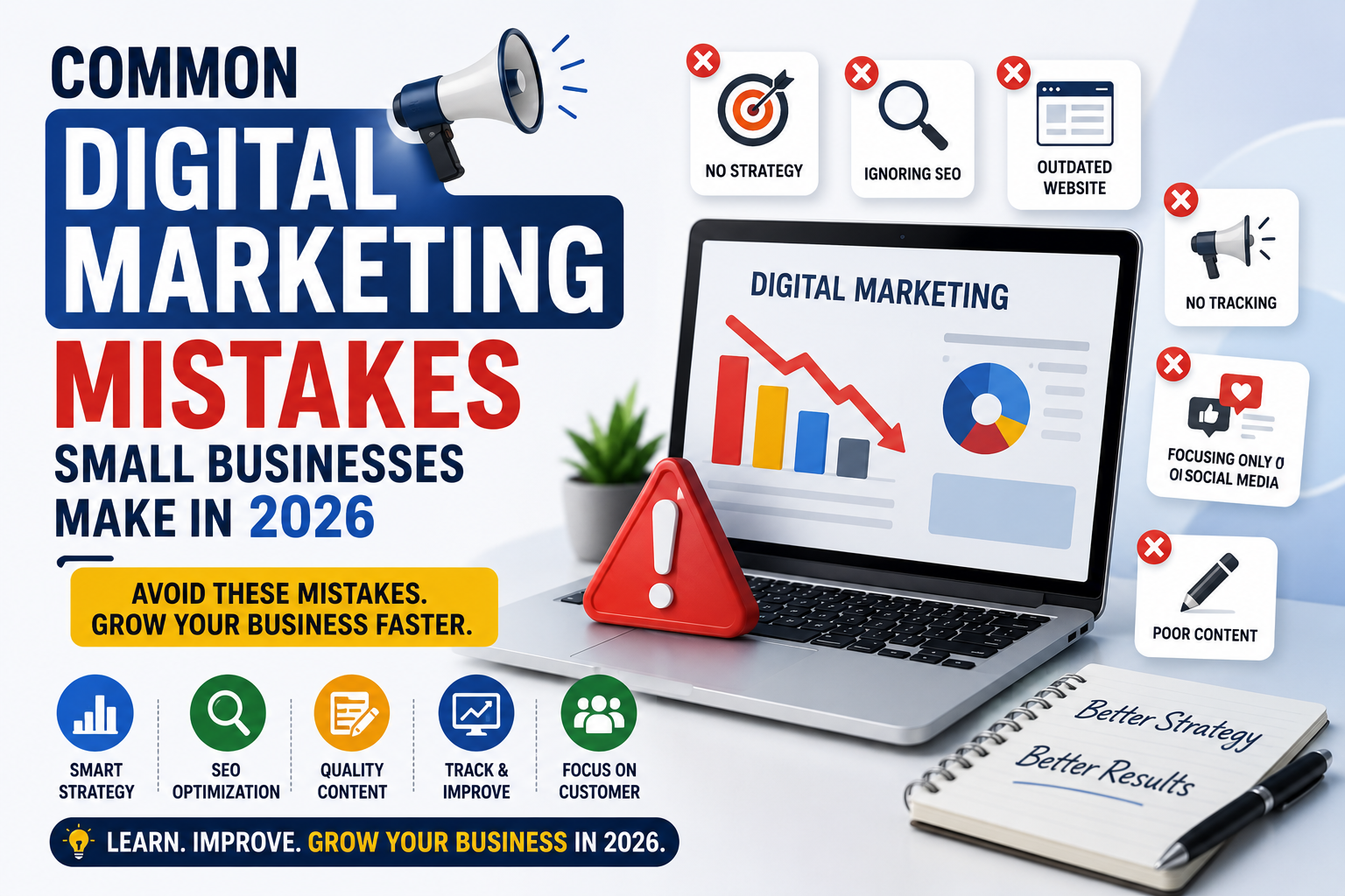 Common Digital Marketing Mistakes Small Businesses Make in 2026