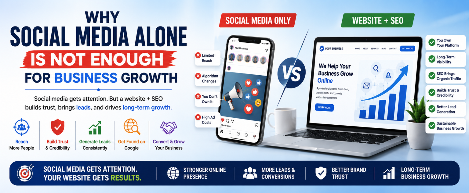 Why Social Media Alone Is Not Enough for Business Growth